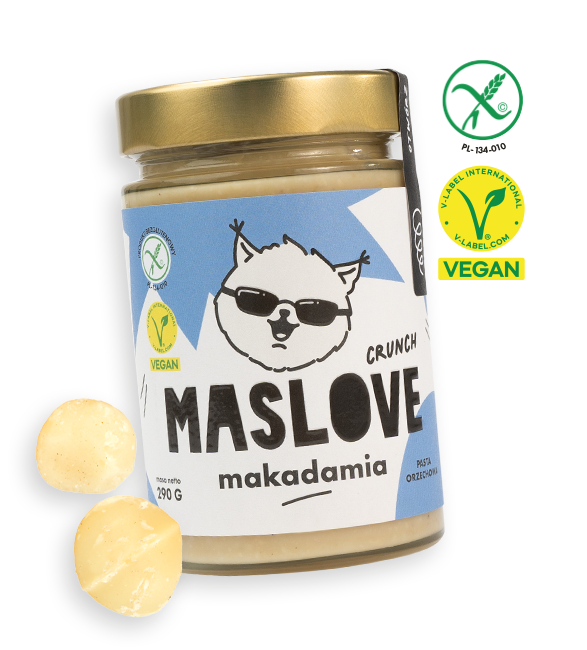Pasta z orzechów makadamia 290g